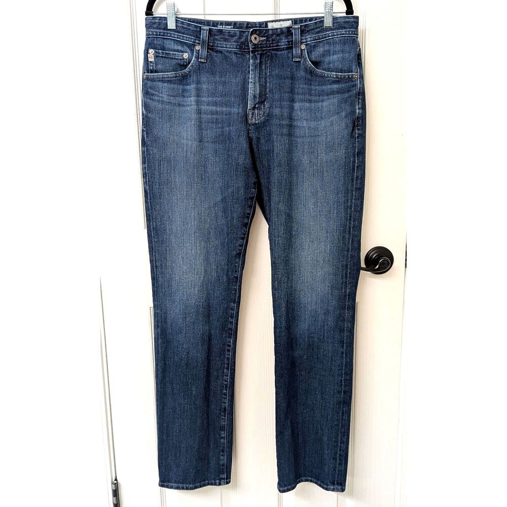 Adriano Goldschmied The Everett 33x32 Dark Wash Classic Preppy Casual Denim